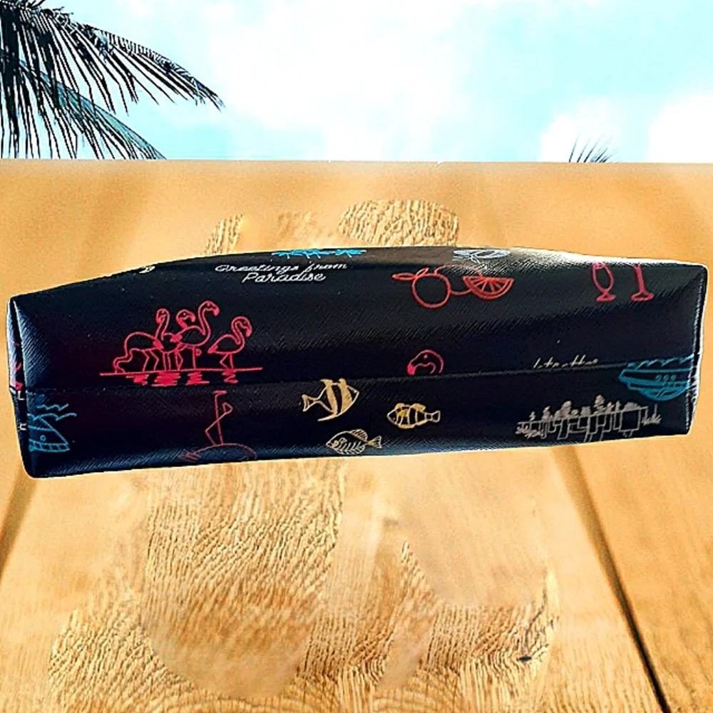 - ***TROPICAL THEME*** VICTORIA'S SECRET PARADISE  FUN COSMETIC POUCH NW…